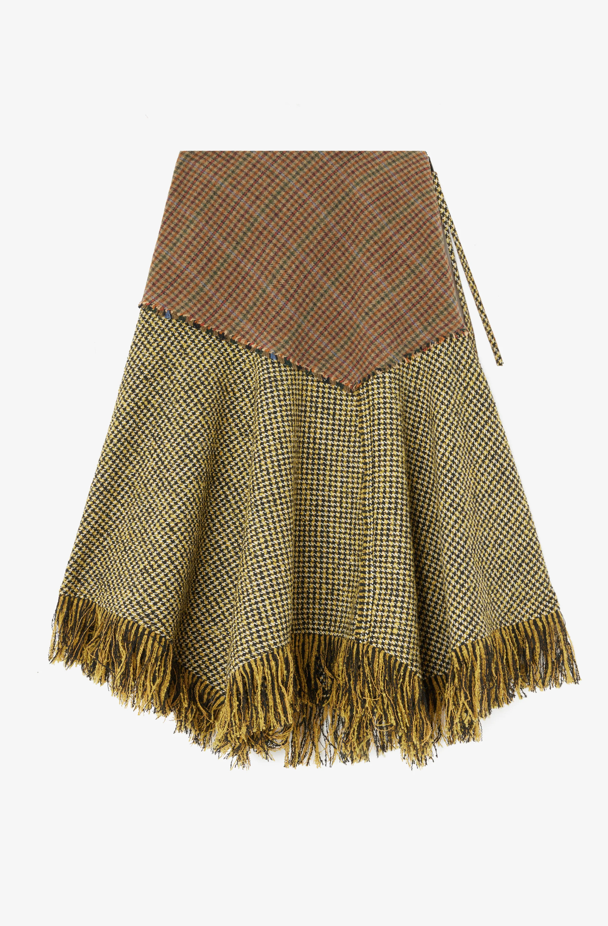 SKIRT IN PATCHWORK CHECK - 1
