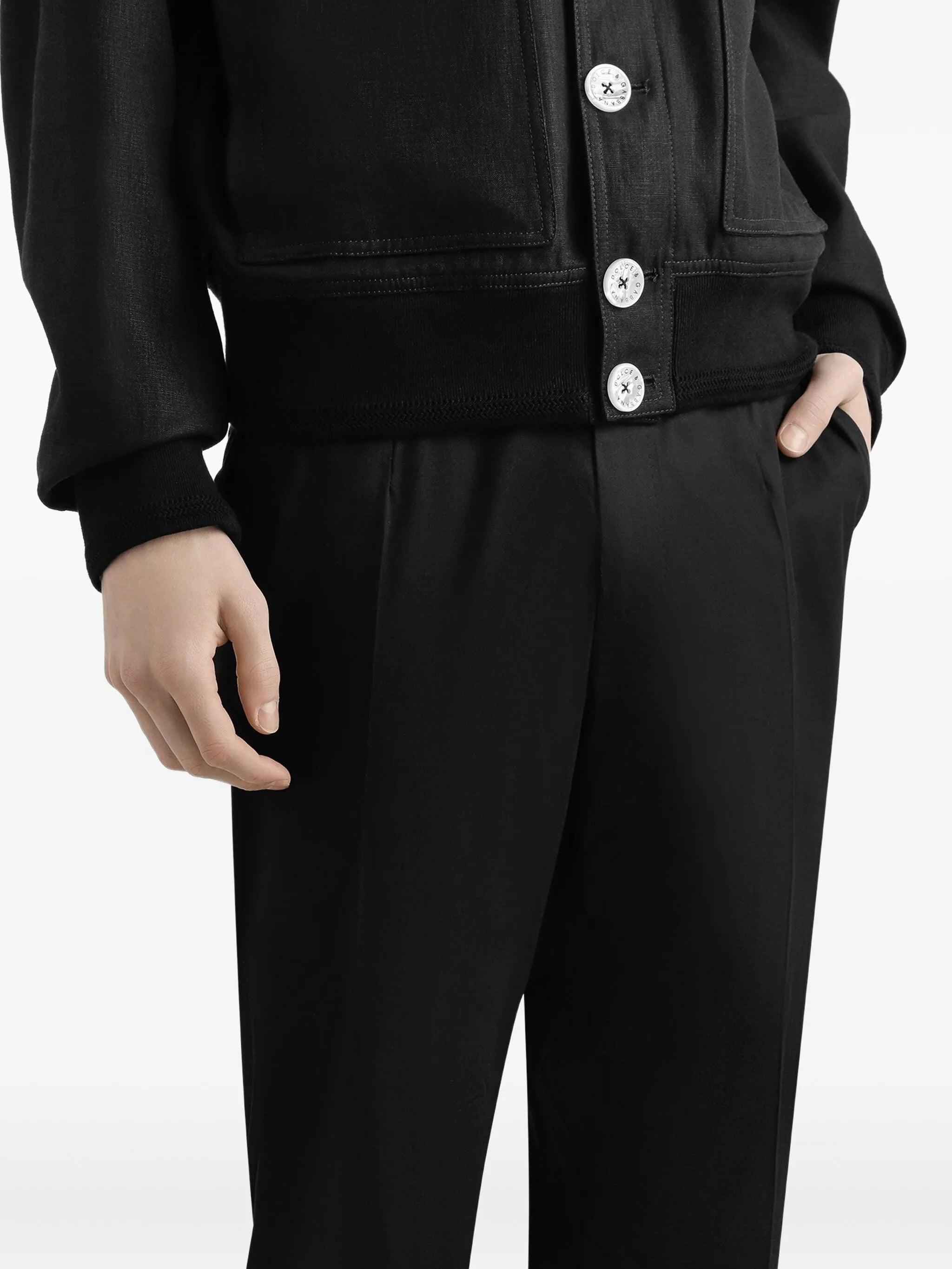 gabardine trousers - 4