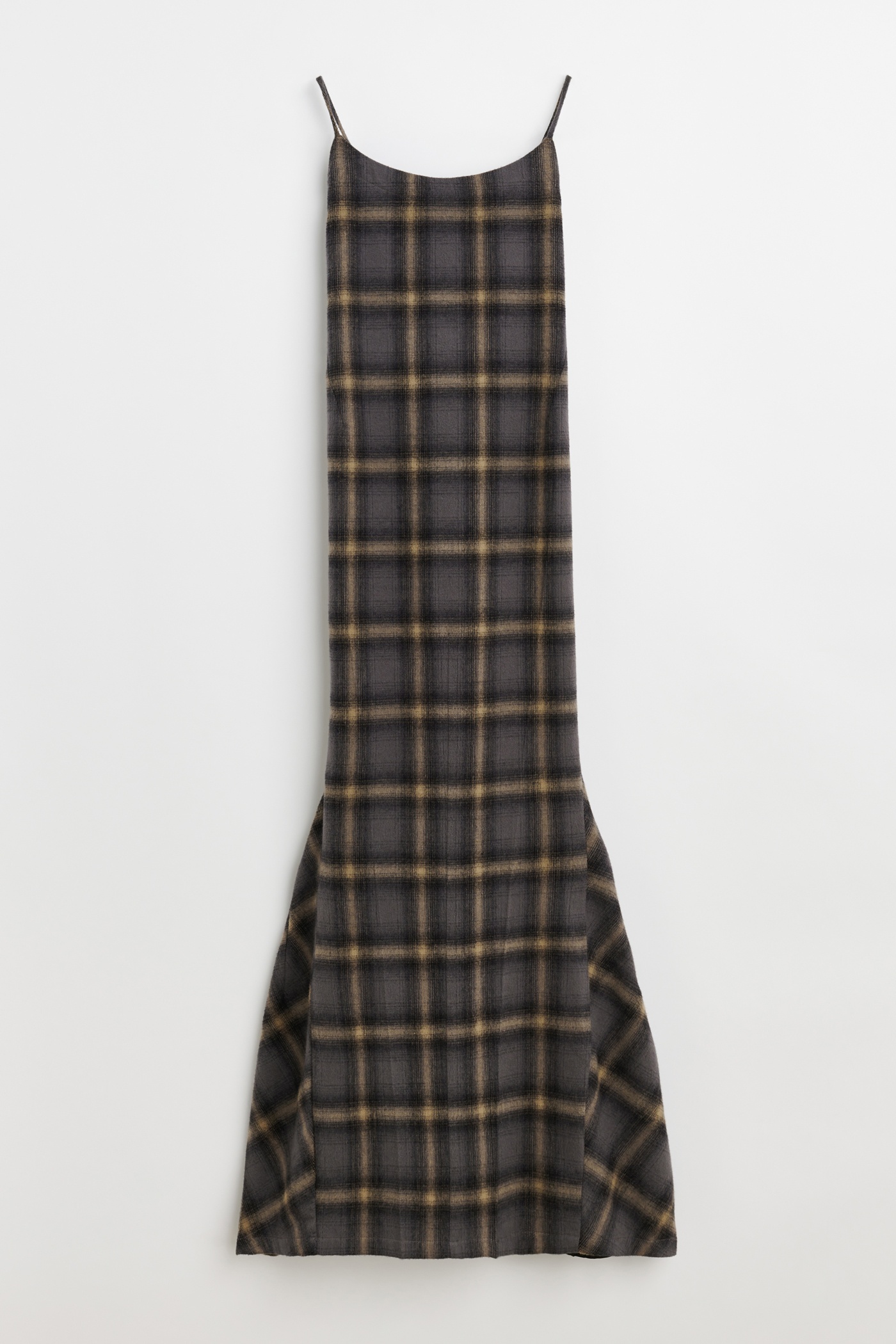 Naiad Dress Oyster Check Hairy Flannel - 6