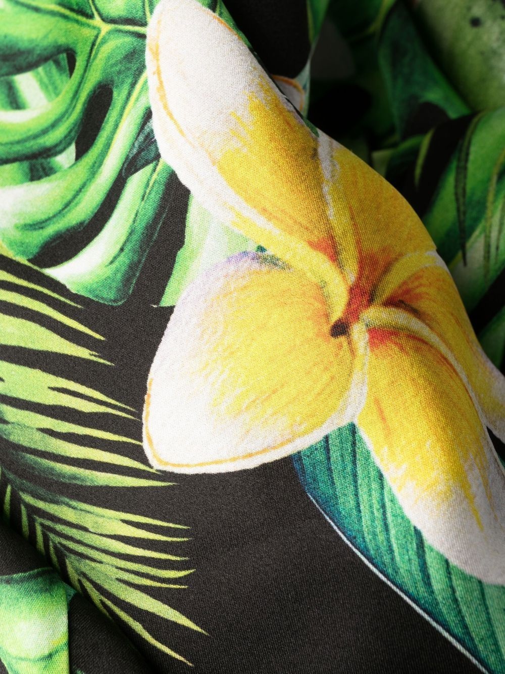 Hawaii printed silk maxi dress - 6