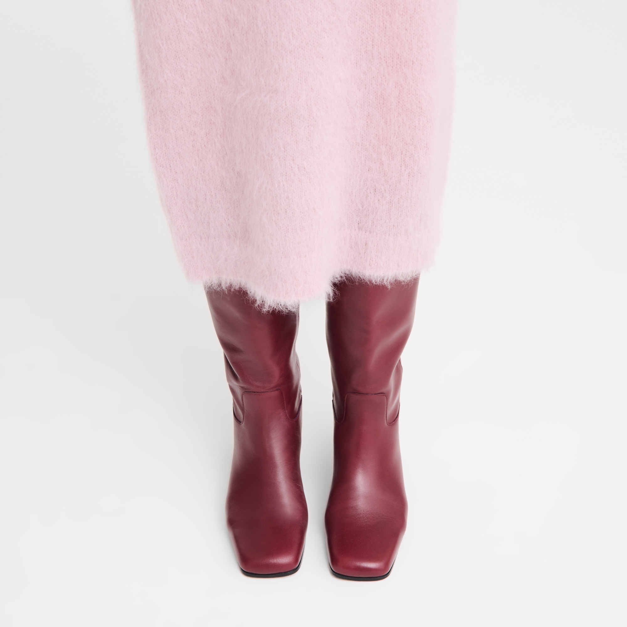 La Cavalière Heel boots Pomegranate - Leather - 2