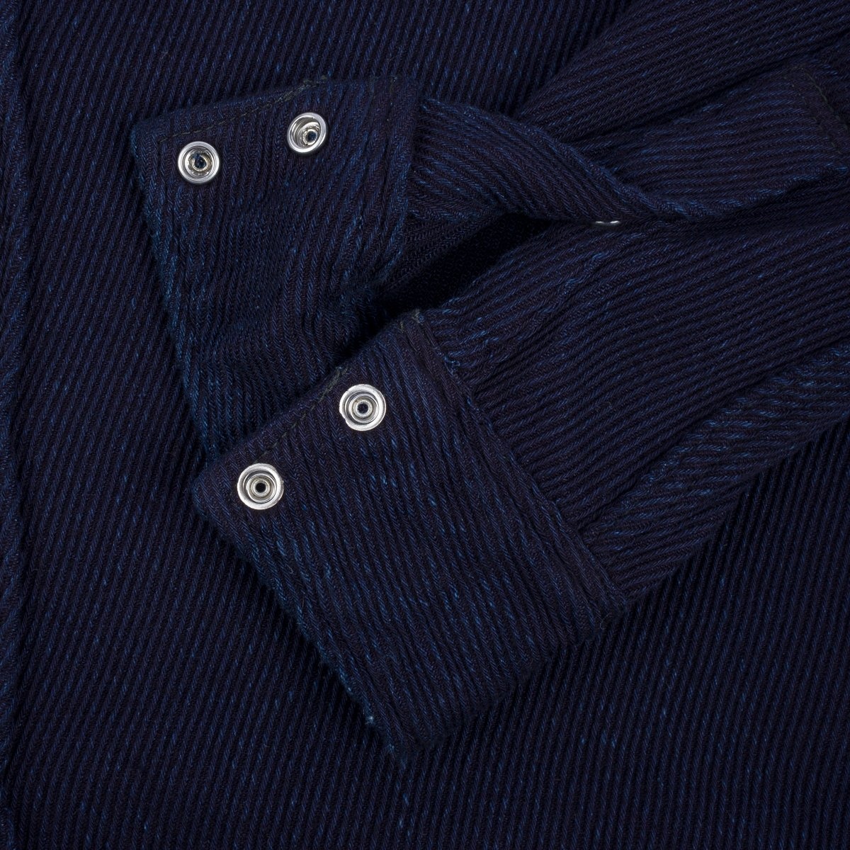 IHSH-208-IND 14oz Kersey Western Shirt Indigo - 5