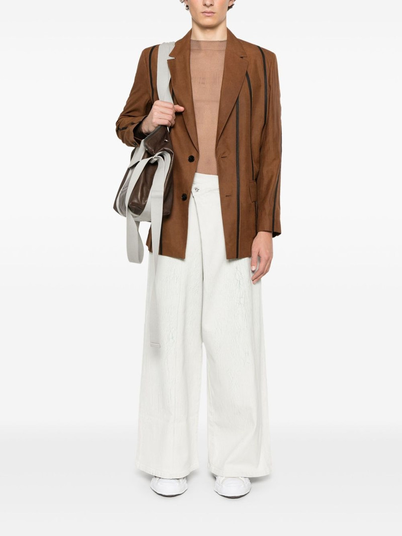 FENG CHEN WANG asymmetric jeans outlook