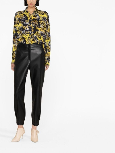 VERSACE JEANS COUTURE baroque logo-print shirt outlook