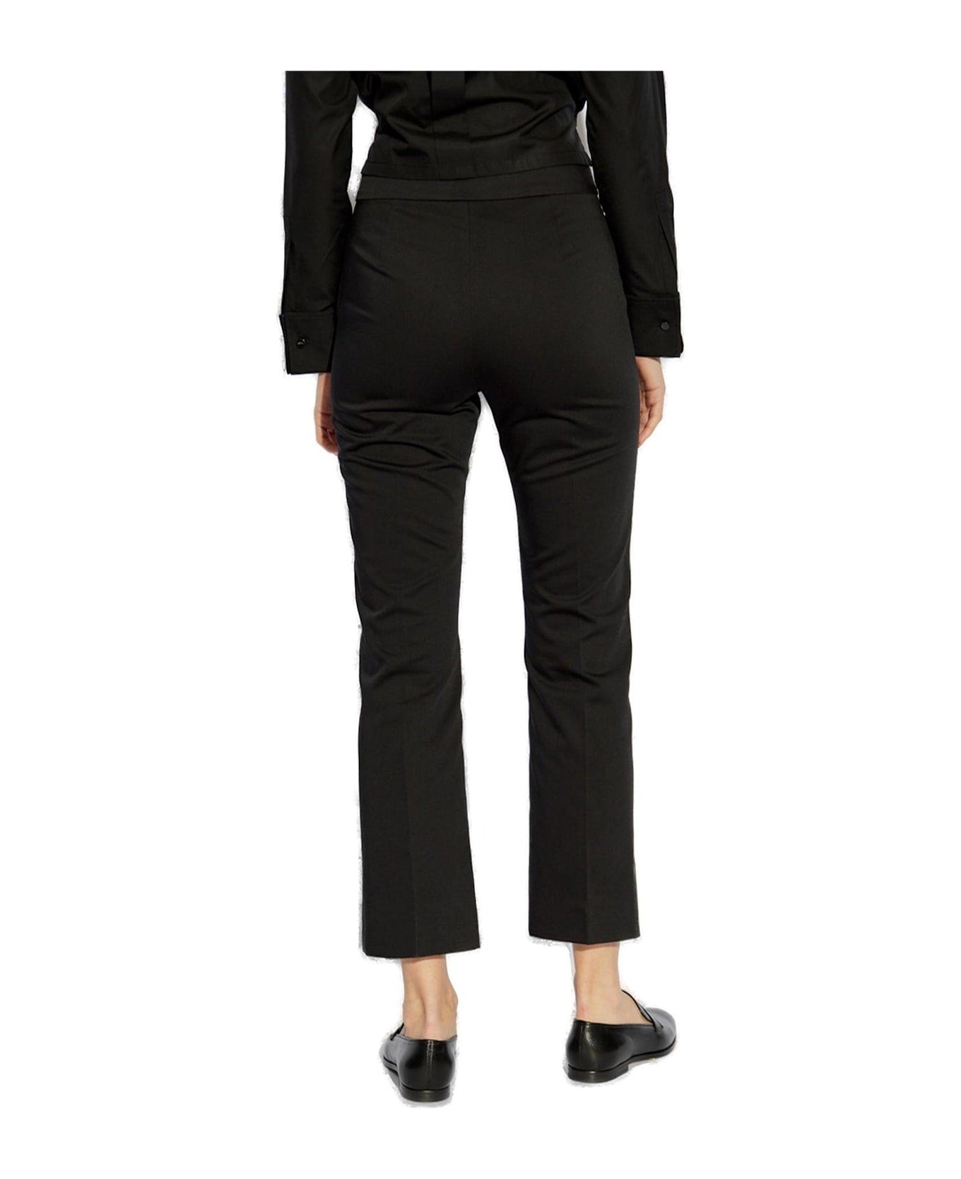 Okra Pleat Detailed Cropped Trousers - 3