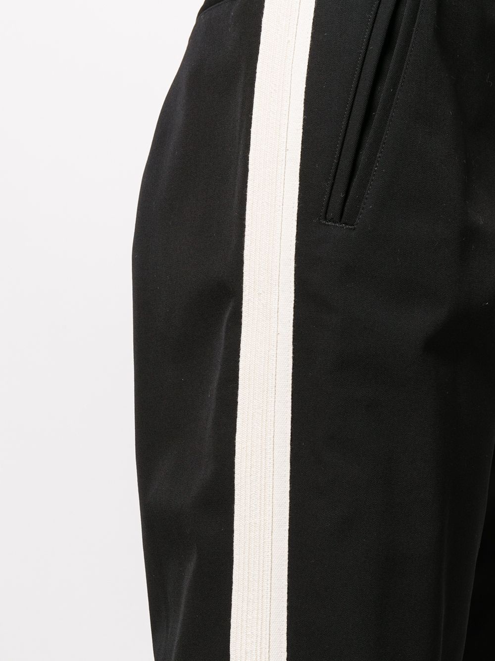 side-stripe straight-fit trousers - 5