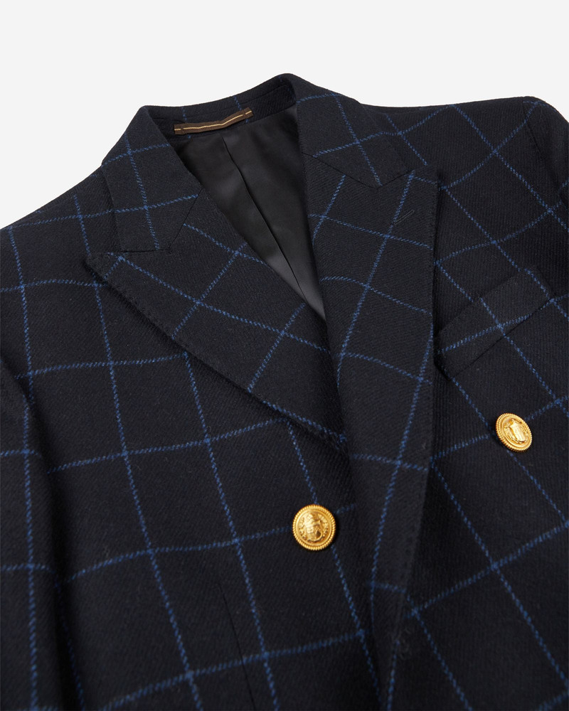 Slim fit double-breasted wool jacket 6