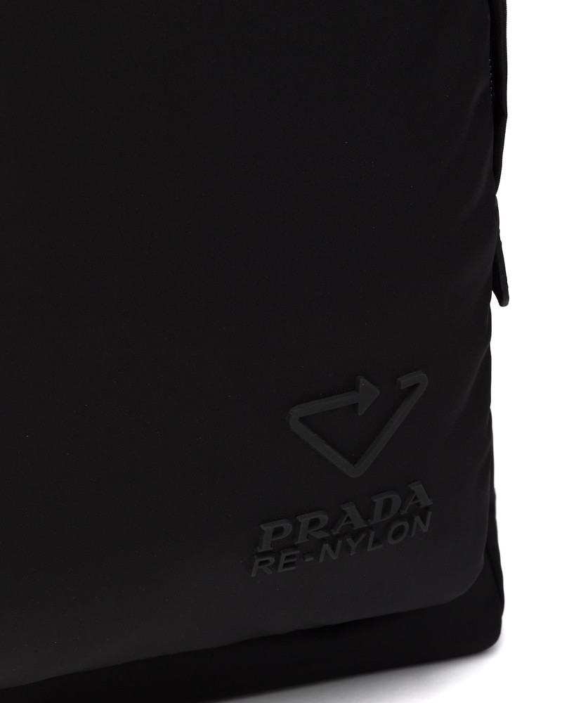 Re-Nylon and Saffiano leather backpack 6