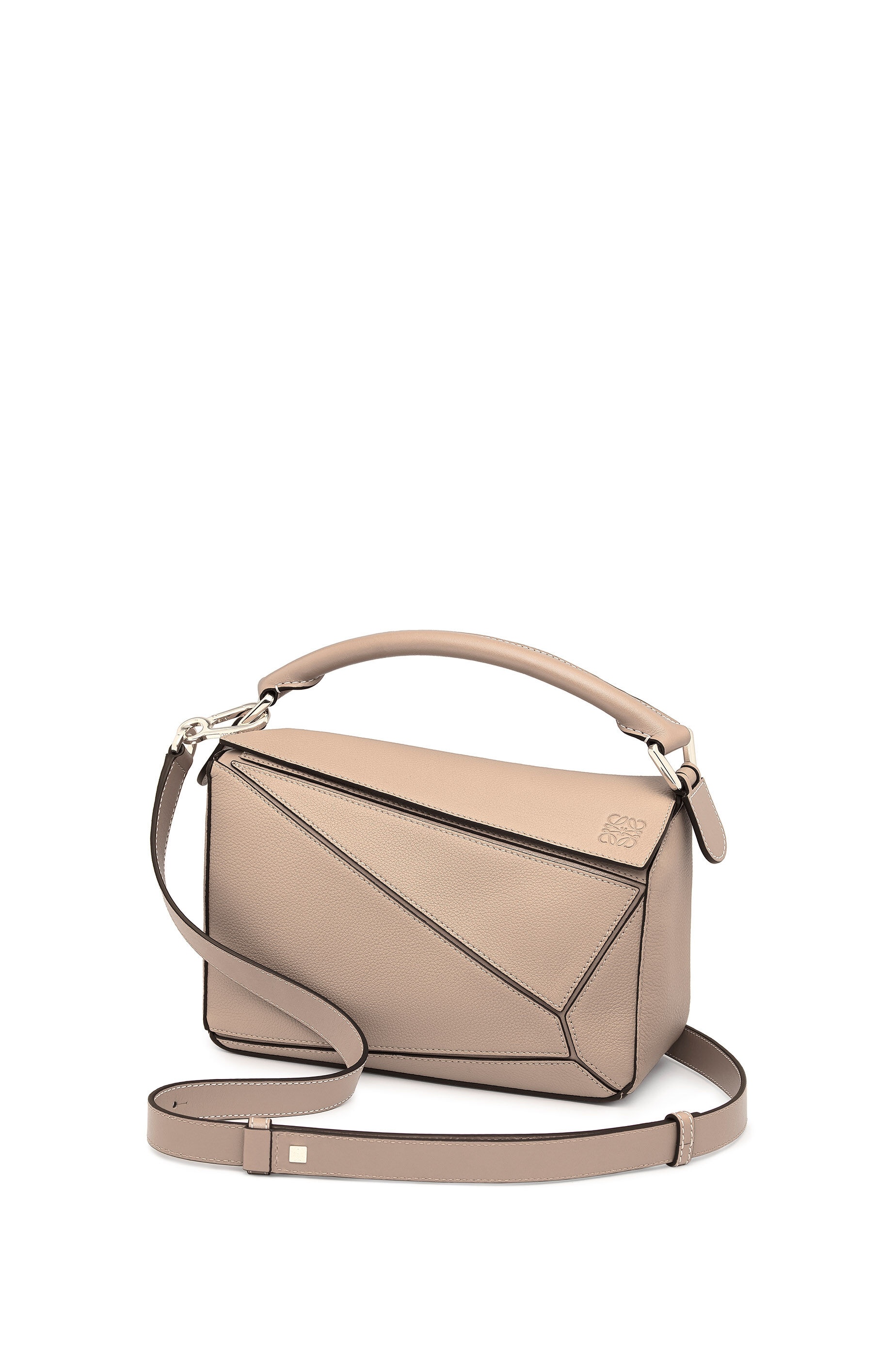 Small Puzzle bag in soft grained calfskin - 3