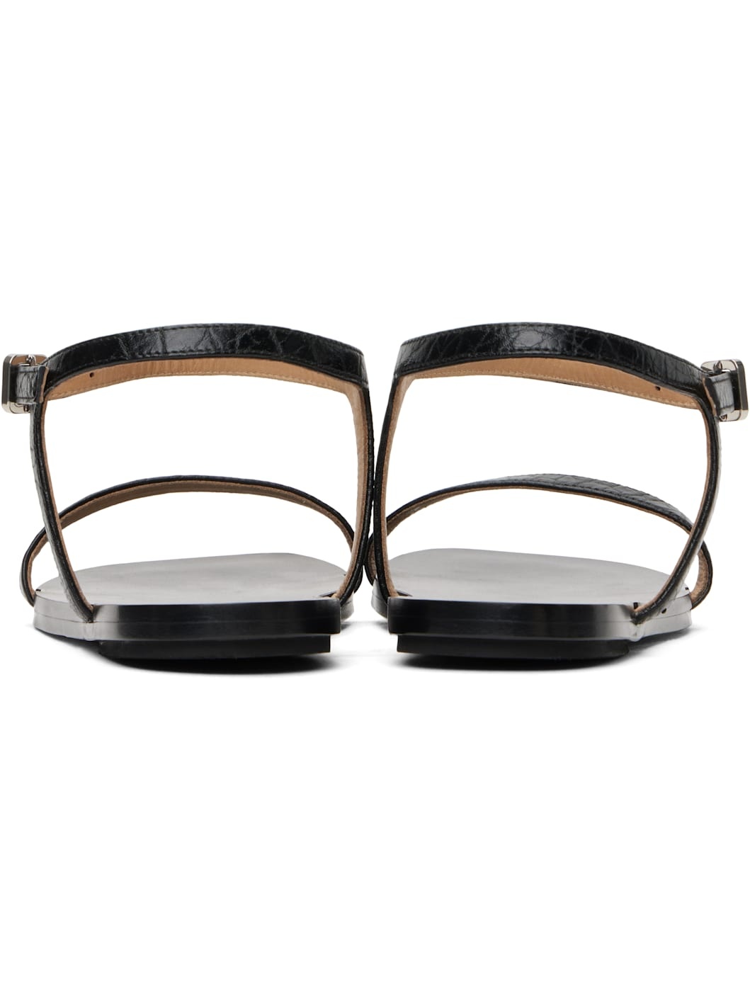 Black Sottile Sandals - 2