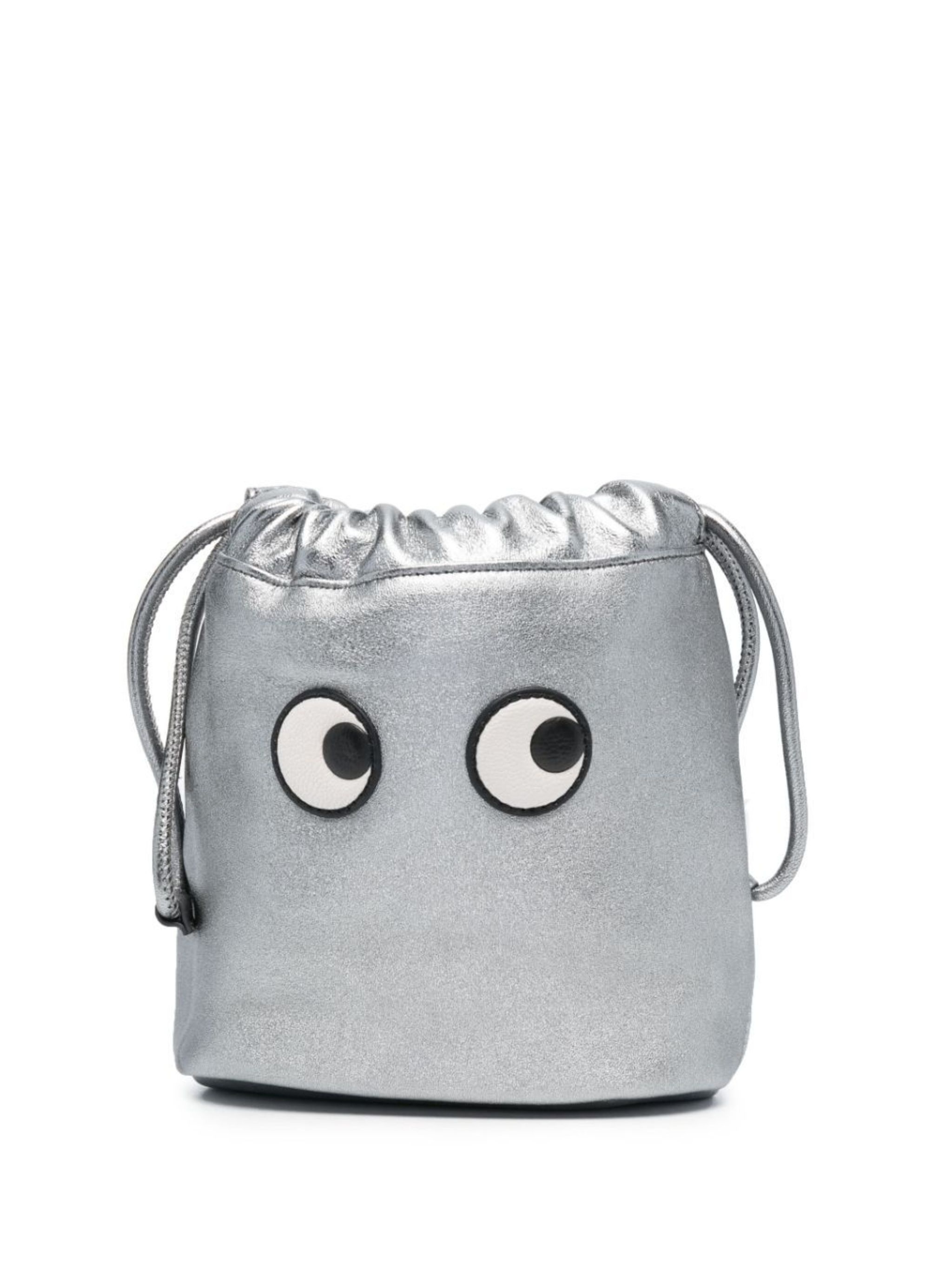 Anya Hindmarch Eyes drawstring clutch bag eraldo REVERSIBLE