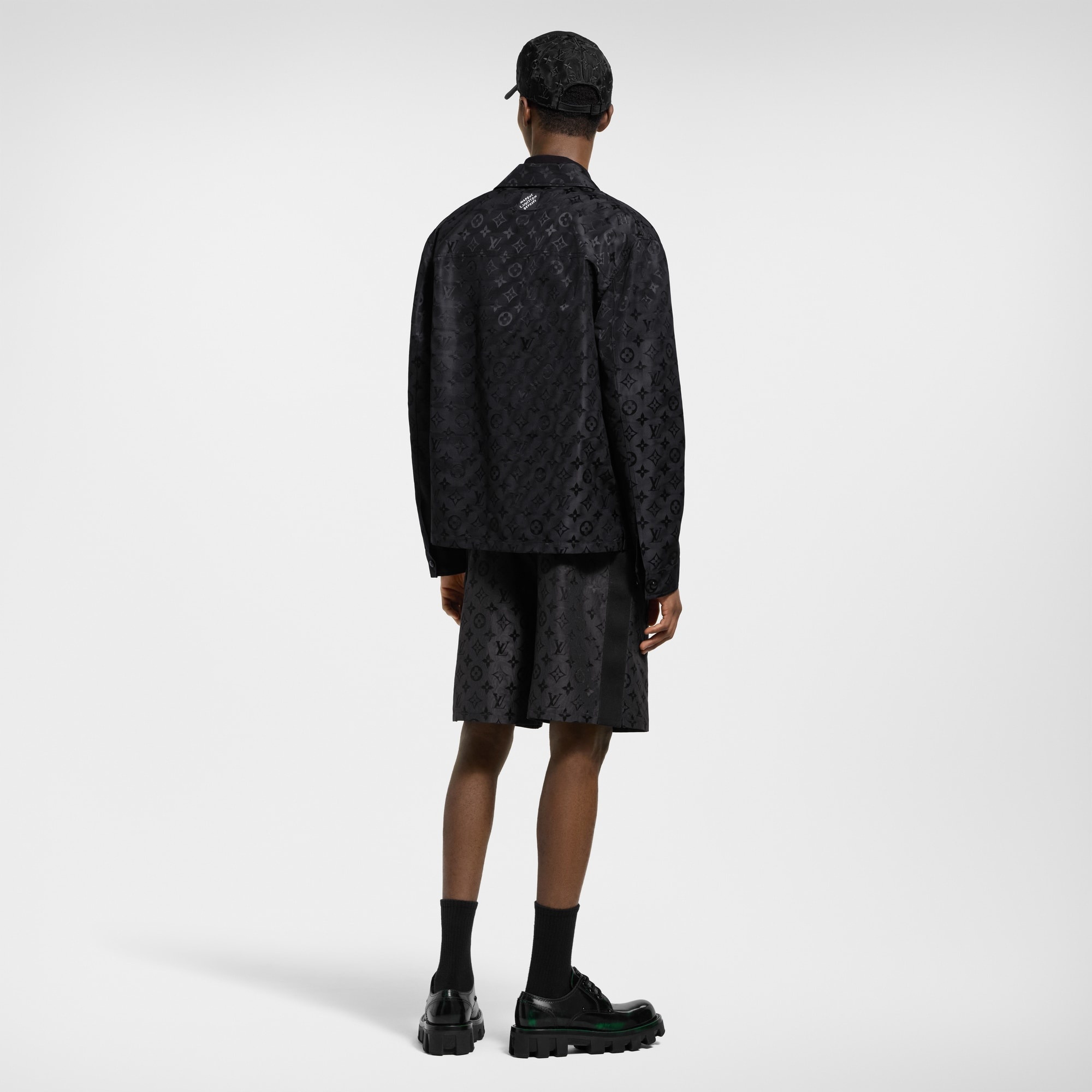 Monogram Moire Jacquard Silk Overshirt - 3