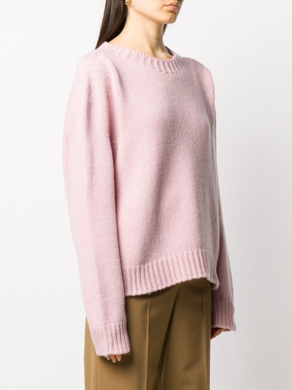 cashmere long-sleeve jumper - 3