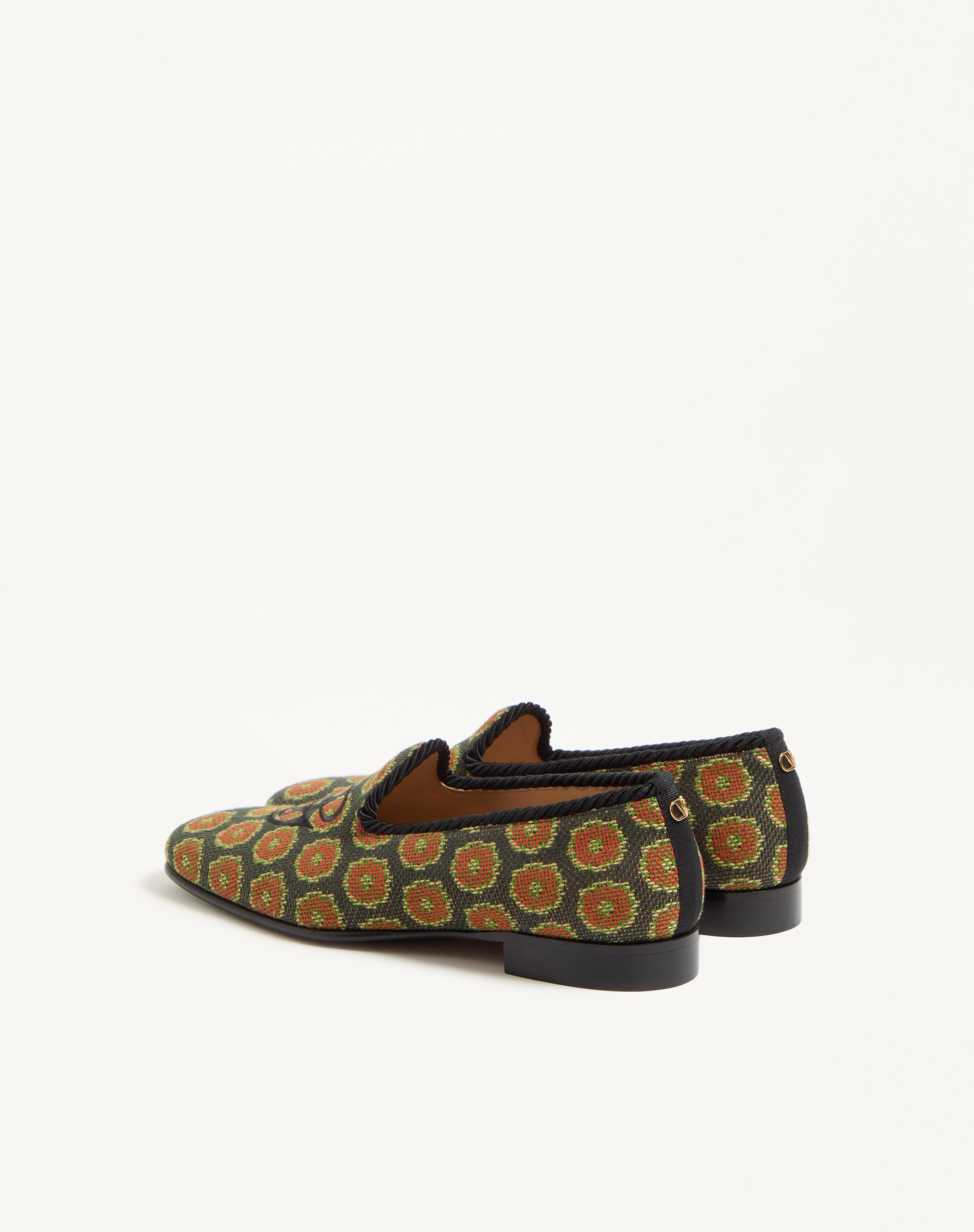 LES ALCÔVETTES LOAFER IN JACQUARD FABRIC - 5