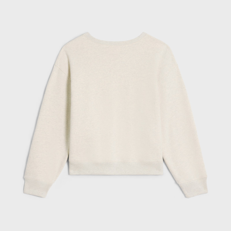 CELINE celine paris loose sweatshirt in cotton fleece outlook