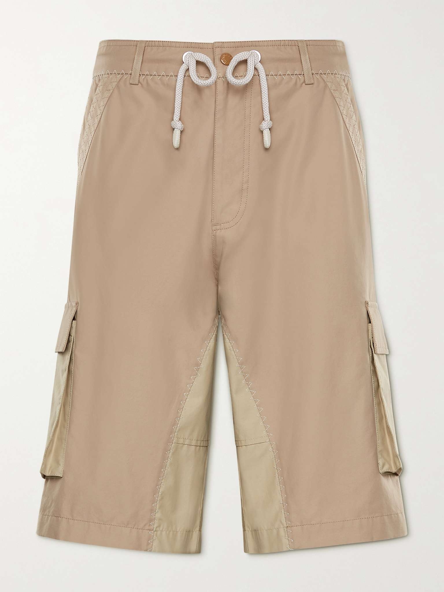 1 Moncler JW Anderson Cotton Drawstring Cargo Shorts - 1