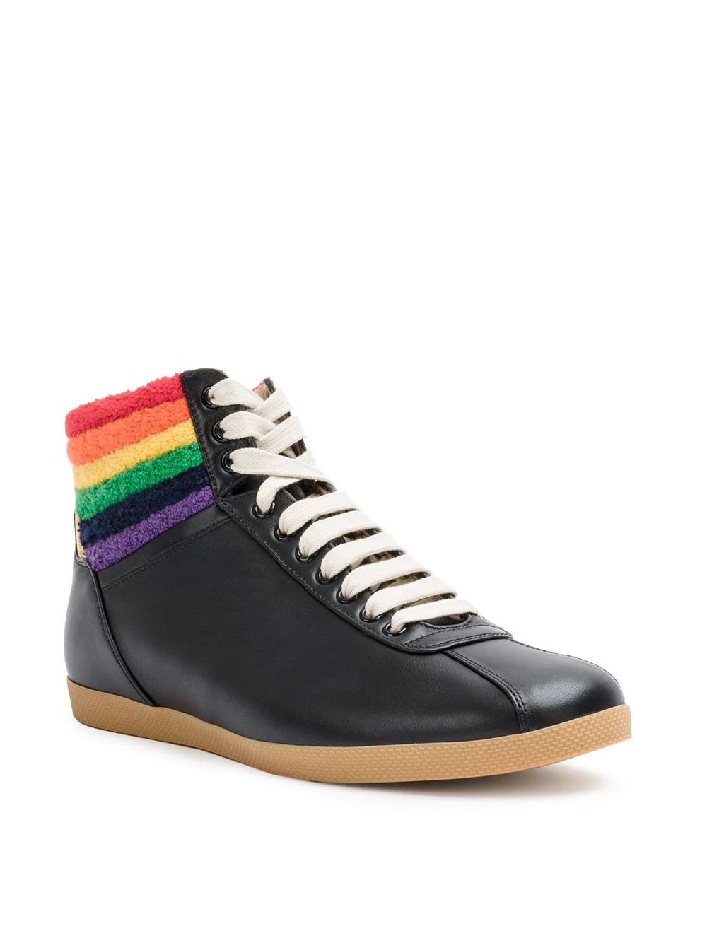 rainbow hi-top sneakers - 2