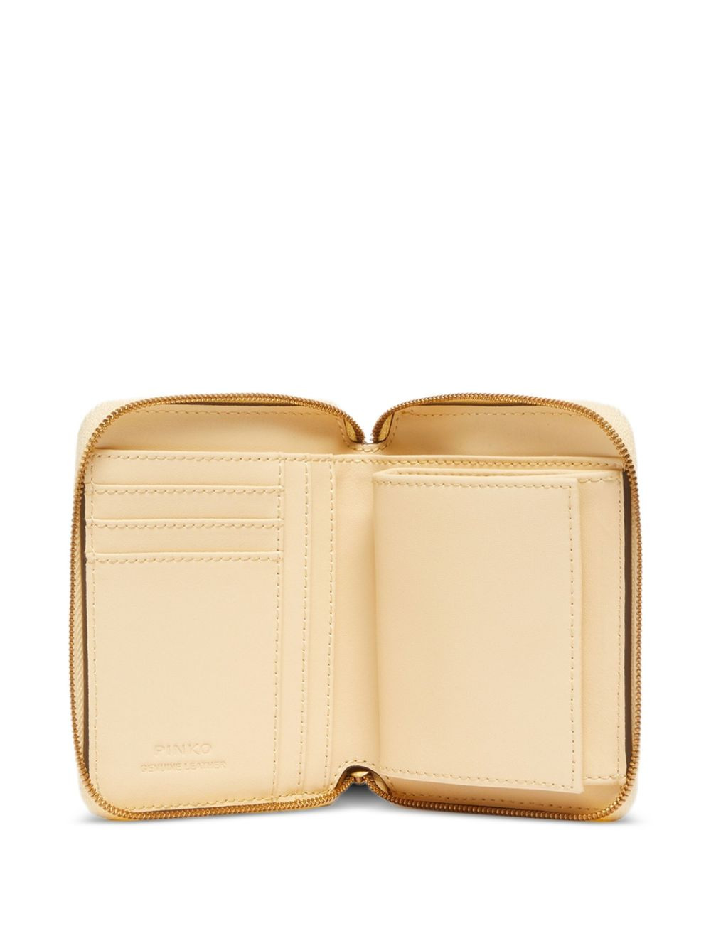 chevron-quilted zipped wallet - 3