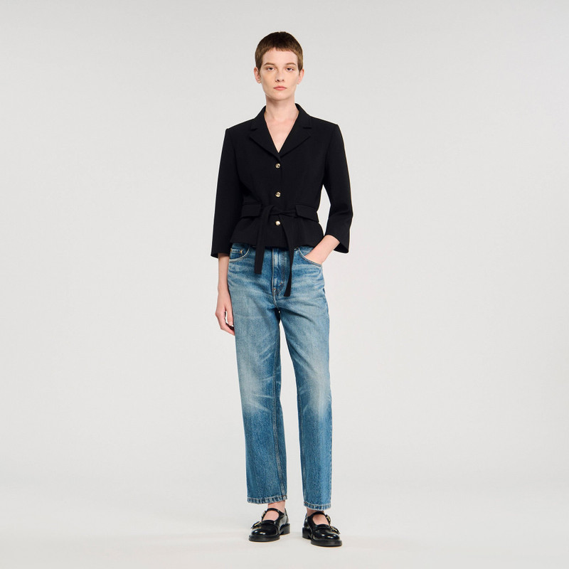Sandro SHORT TAILORED JACKET outlook