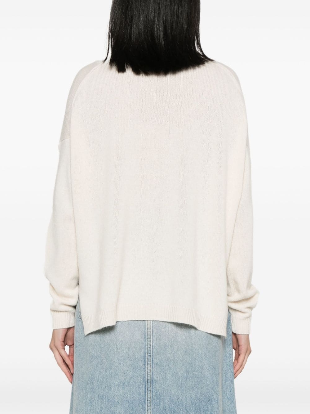 fine-knit cashmere cardigan - 4