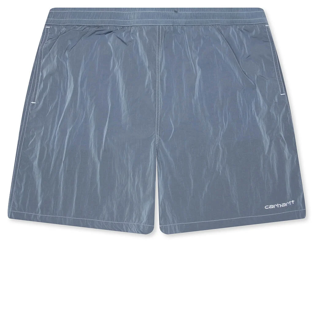 CANBY SWIM TRUNKS - GENTLE BLUE/WHITE - 1