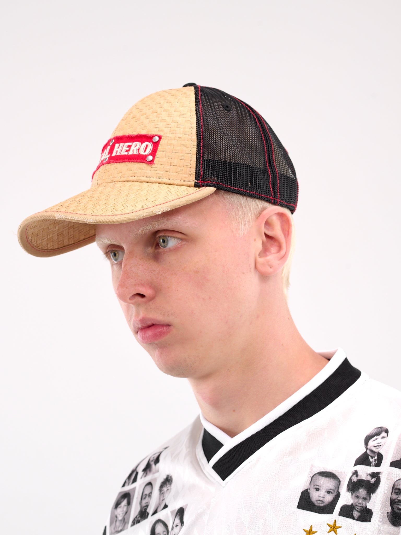 Logo Straw Trucker Hat - 3