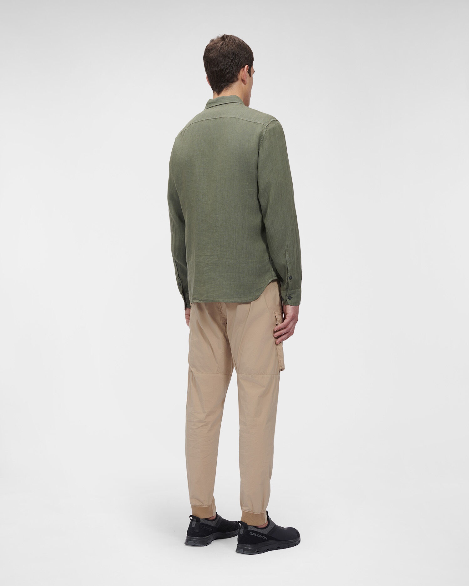 Resined Linen Pocket Shirt - 4