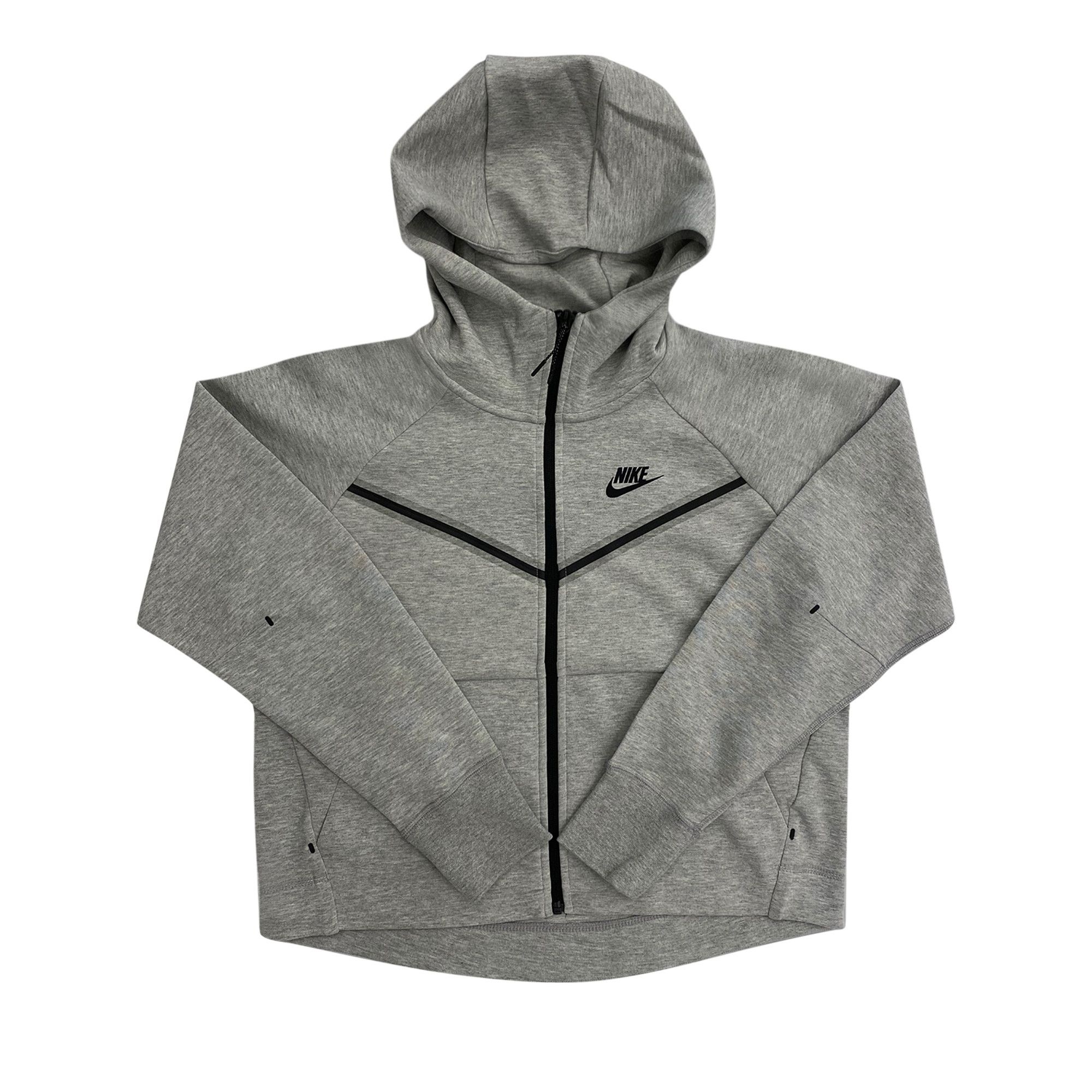 Nike Sportswear Tech Fleece Windrunner Hoodie 'Dark Heather Grey' - 1