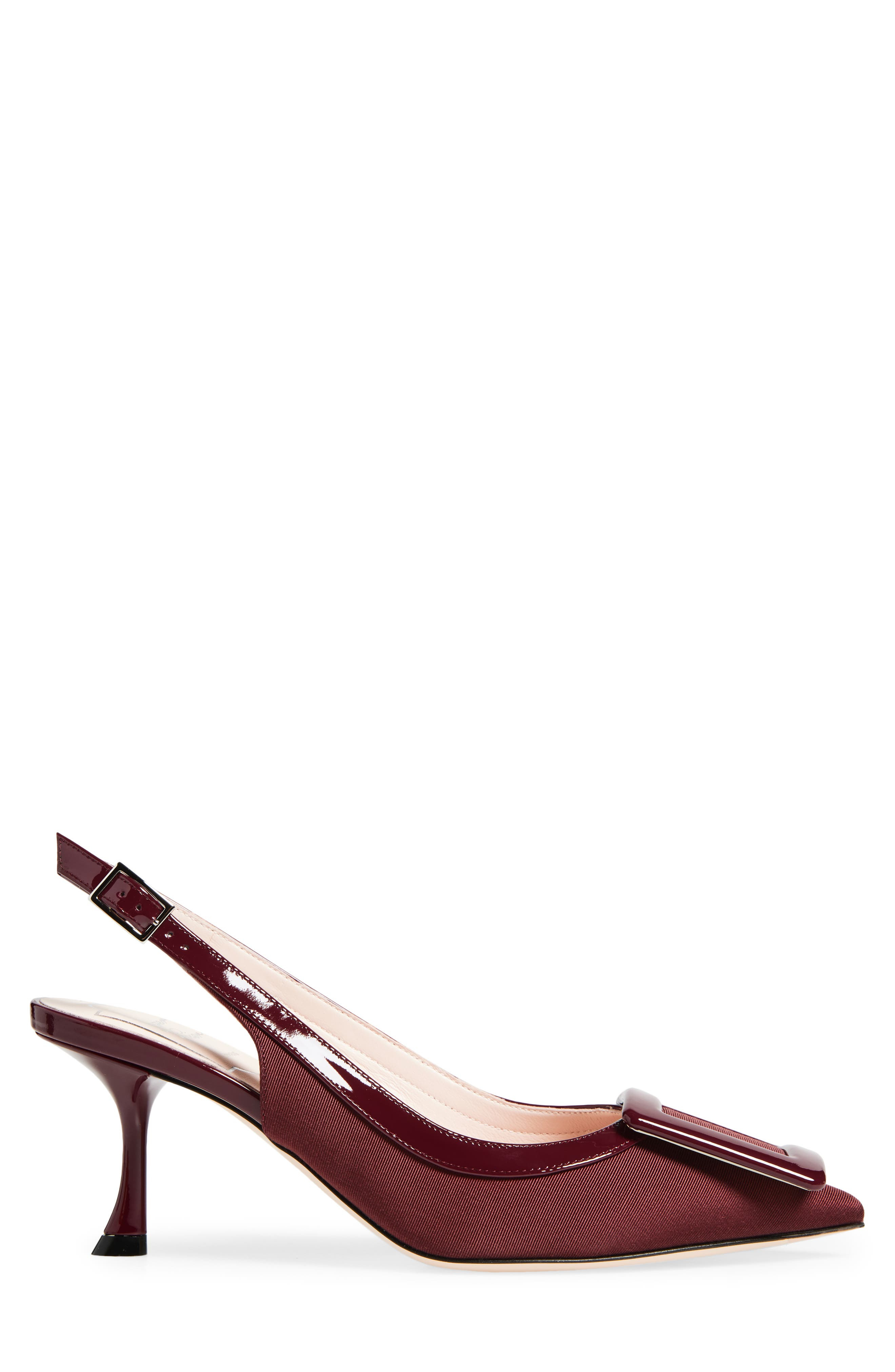 Roger Vivier Viv in the City Slingback Pump in Bright Red at Nordstrom - 3