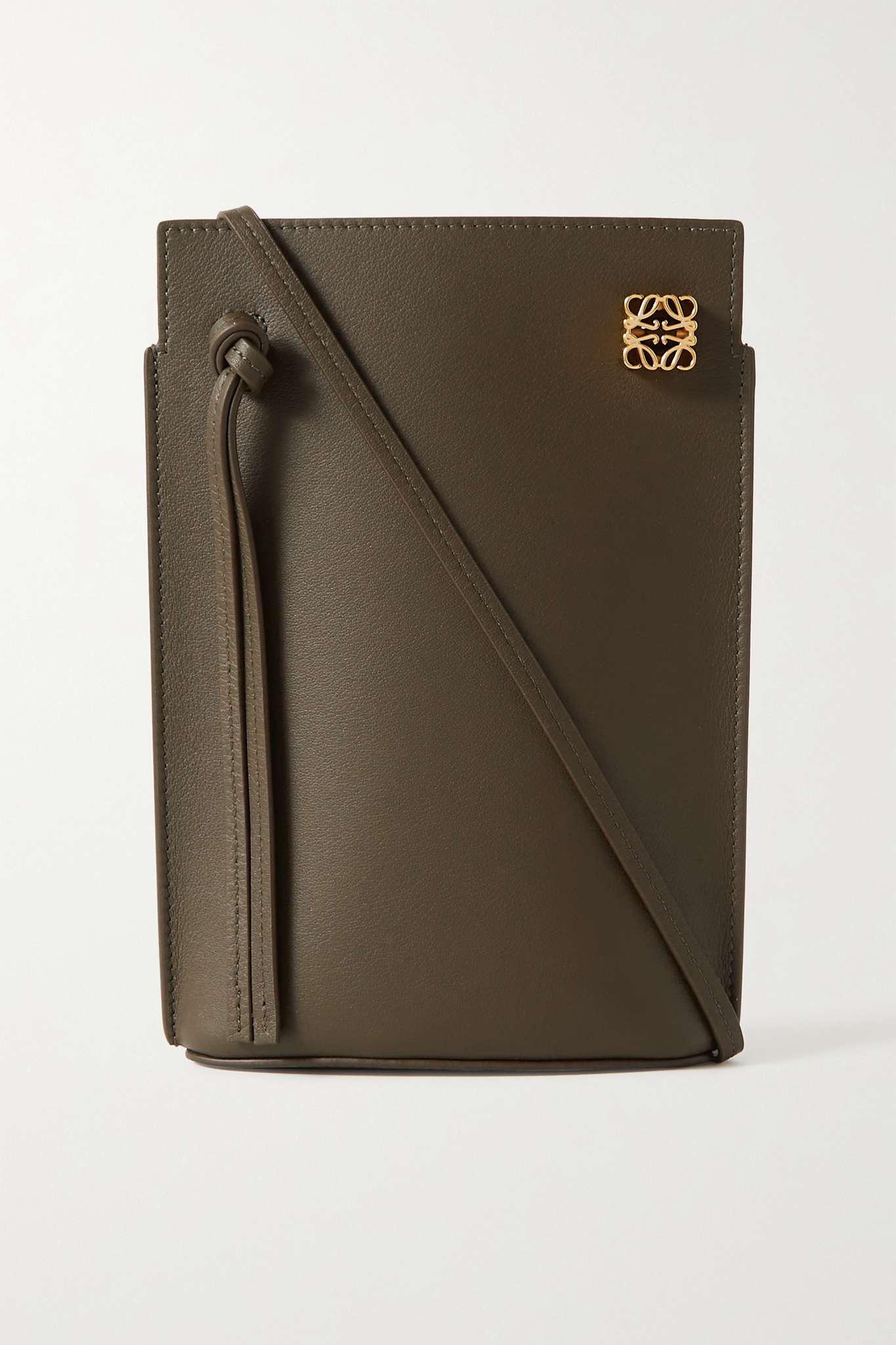 Dice Pocket embellished leather shoulder bag - 1