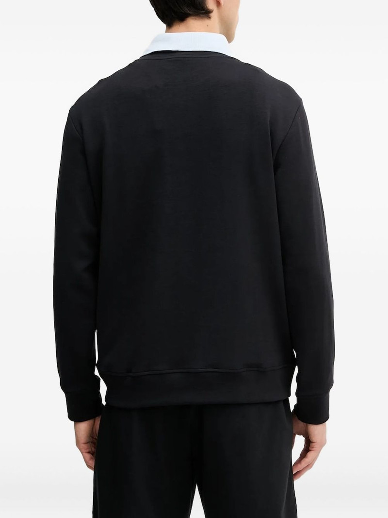 Paul & Shark logo-print crew-neck sweatshirt outlook
