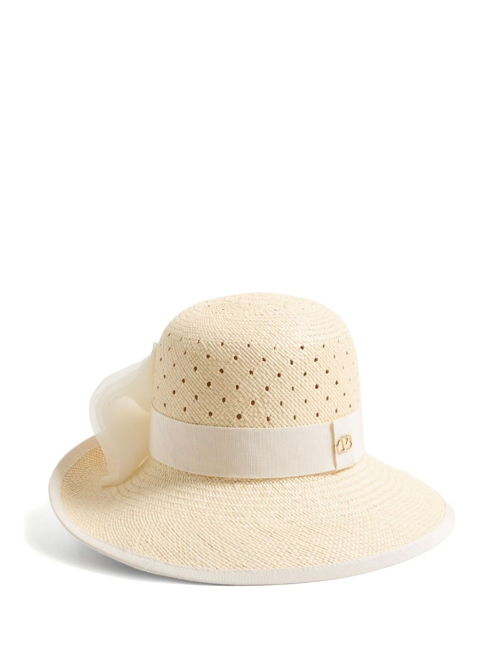 VLogo Signature bow-detail hat - 2