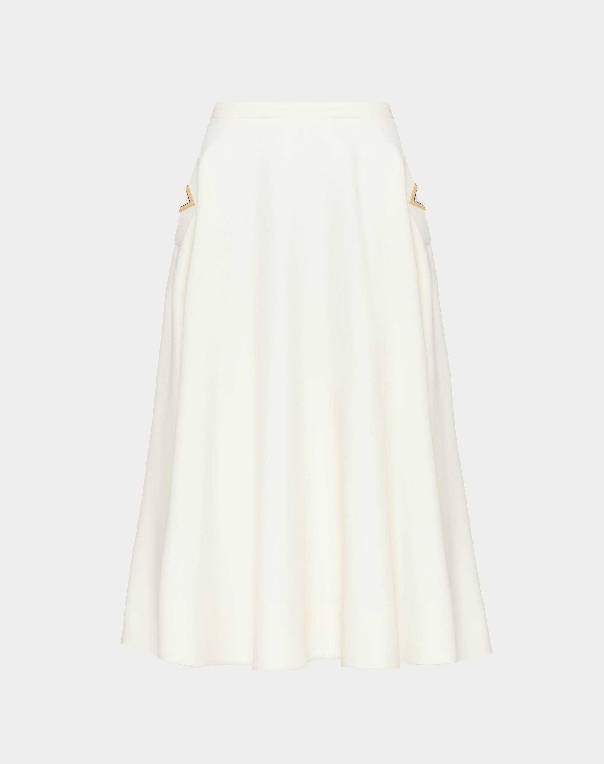 CREPE COUTURE MIDI SKIRT - 1