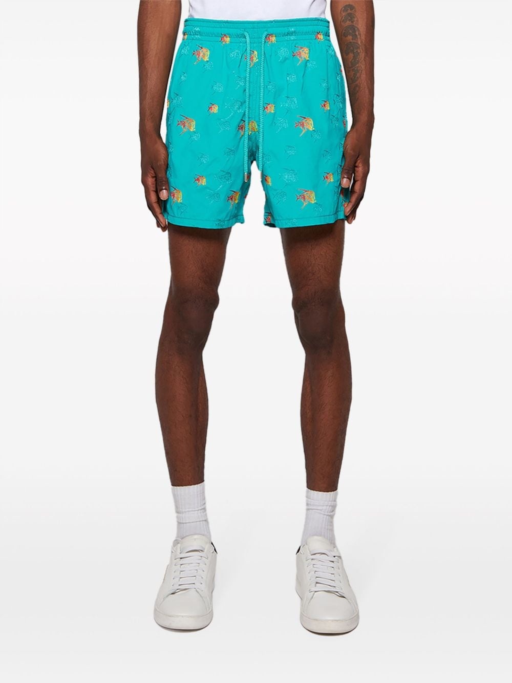 Mistral Piranhas-embroidered swim shorts - 3