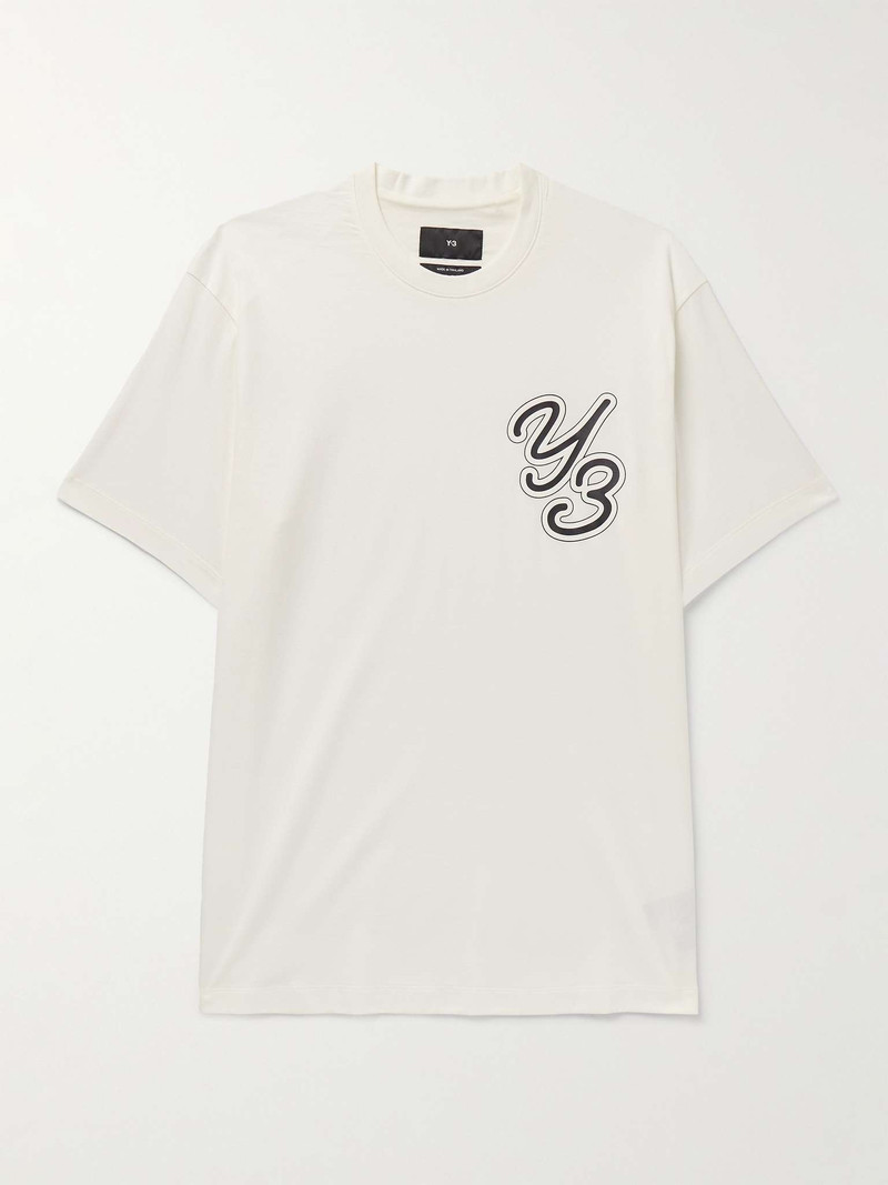 Oversized Logo-Print Cotton-Blend Jersey T-Shirt 1
