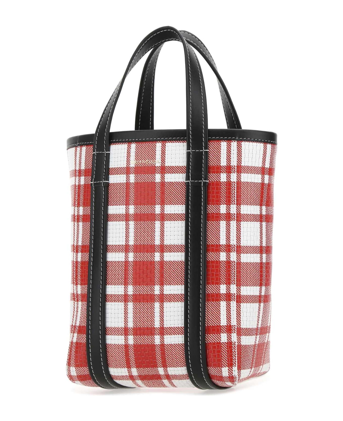 Printed Leather Small Barbes Shopping Bag - 2