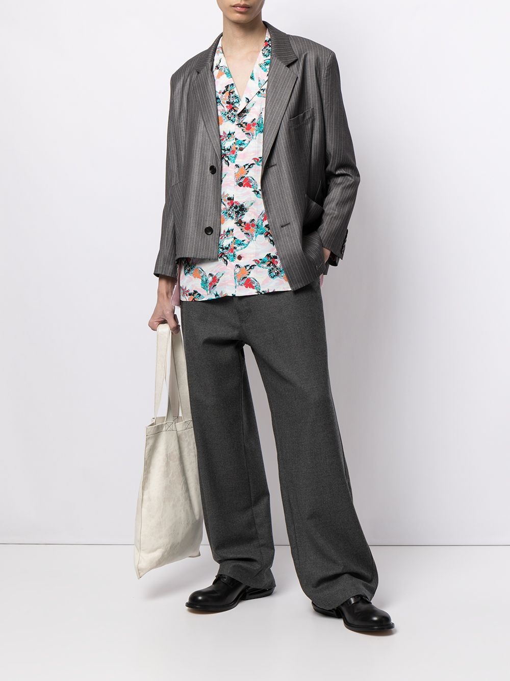 floral-print shirt - 2