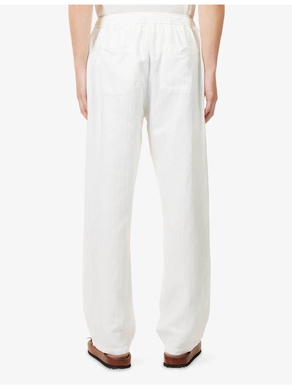 Mendes Straight-Leg Linen-Cotton Blend Trousers - 4