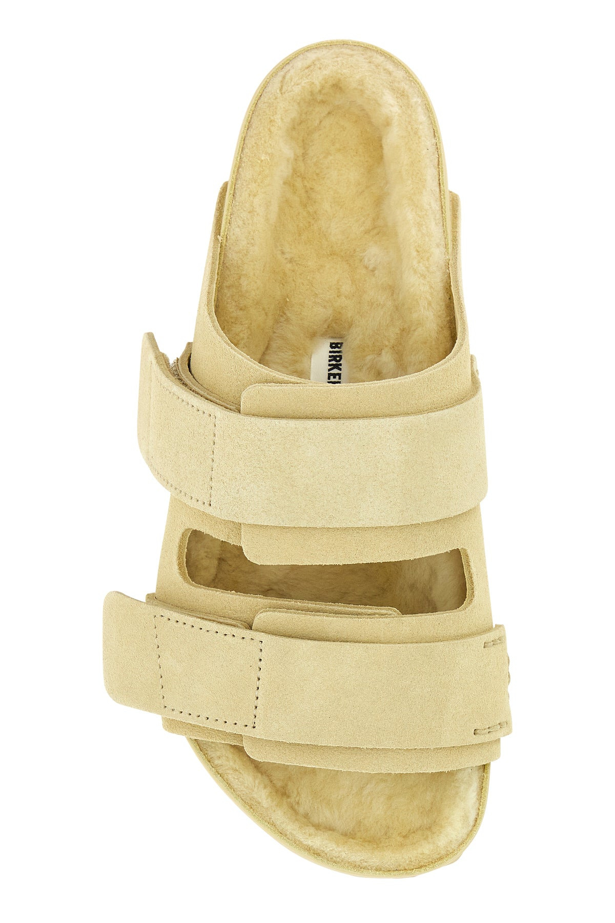 Beige suede Birkenstock X Tekla Uji slippers - 4