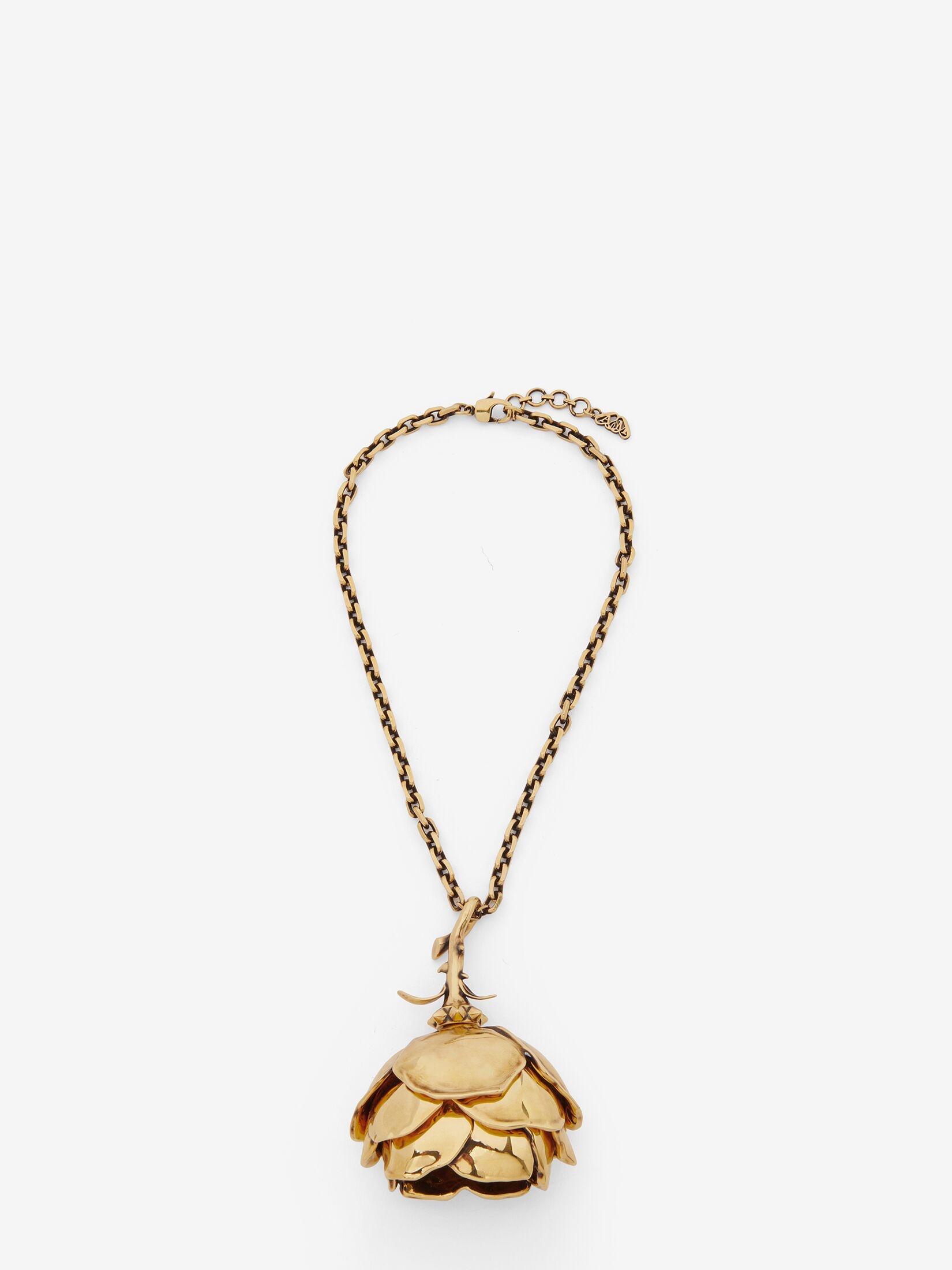 Women's Tudor Rose Necklace in Gold - 1