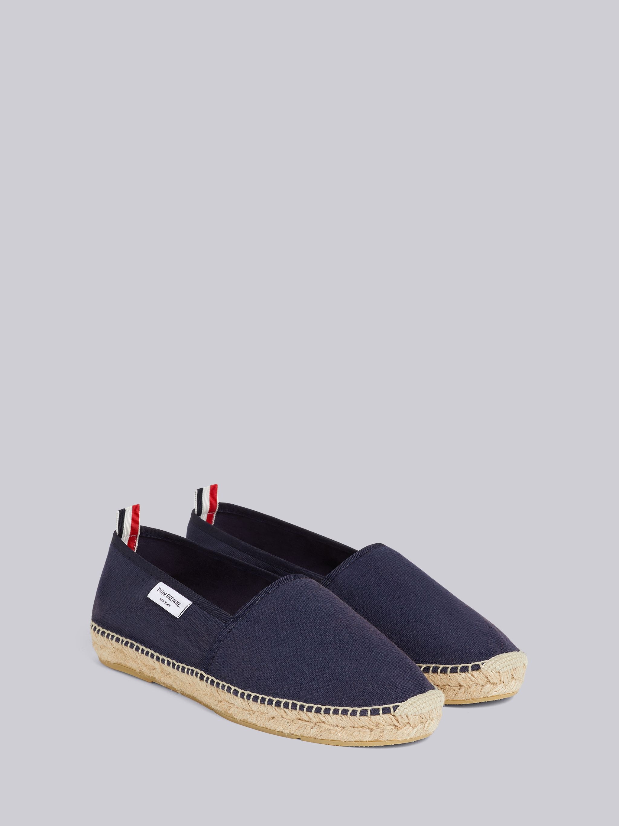 Navy Cotton Canvas Espadrille - 3