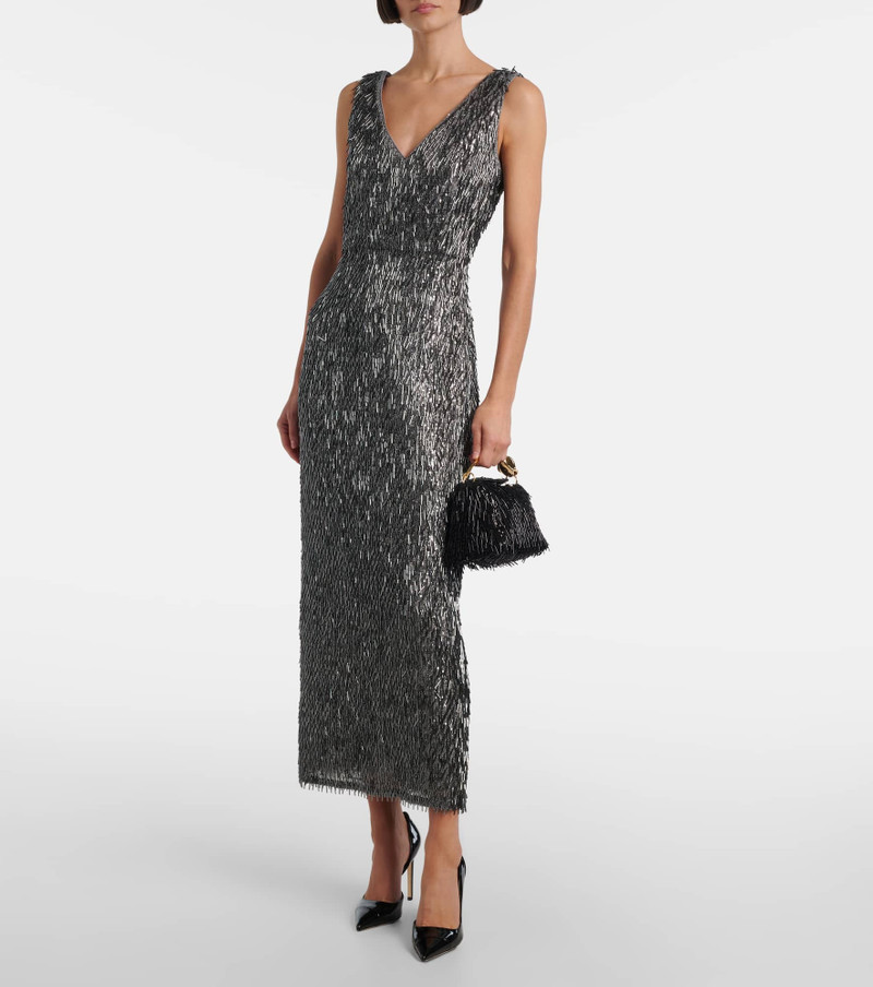 Erdem Embellished cocktail dress outlook