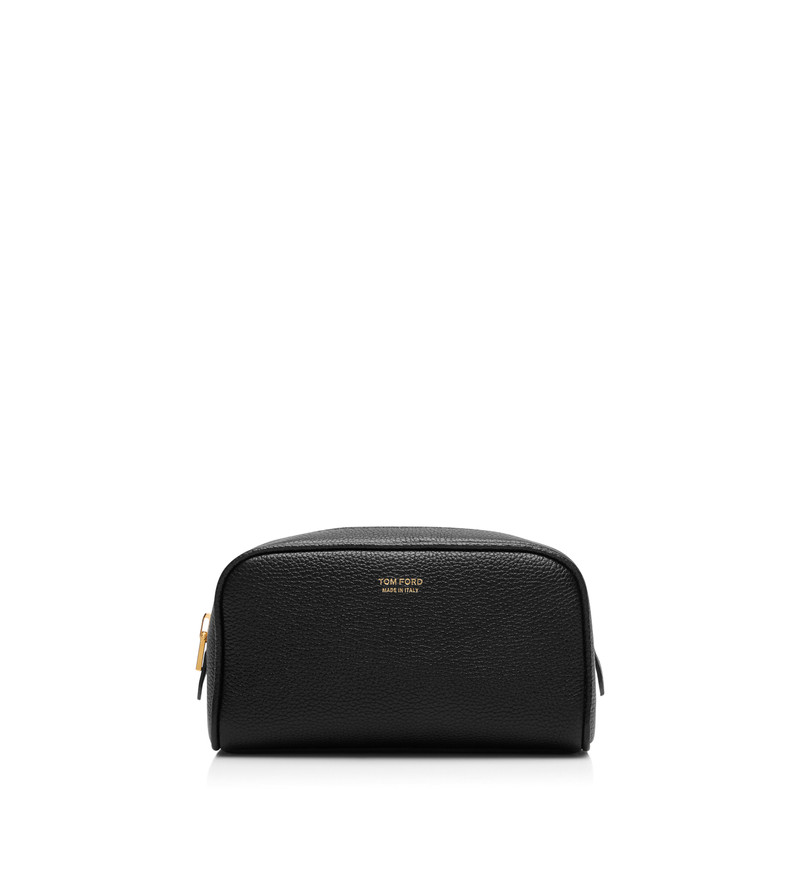 GRAIN LEATHER TRAVEL SMALL COSMETIC CASE 1