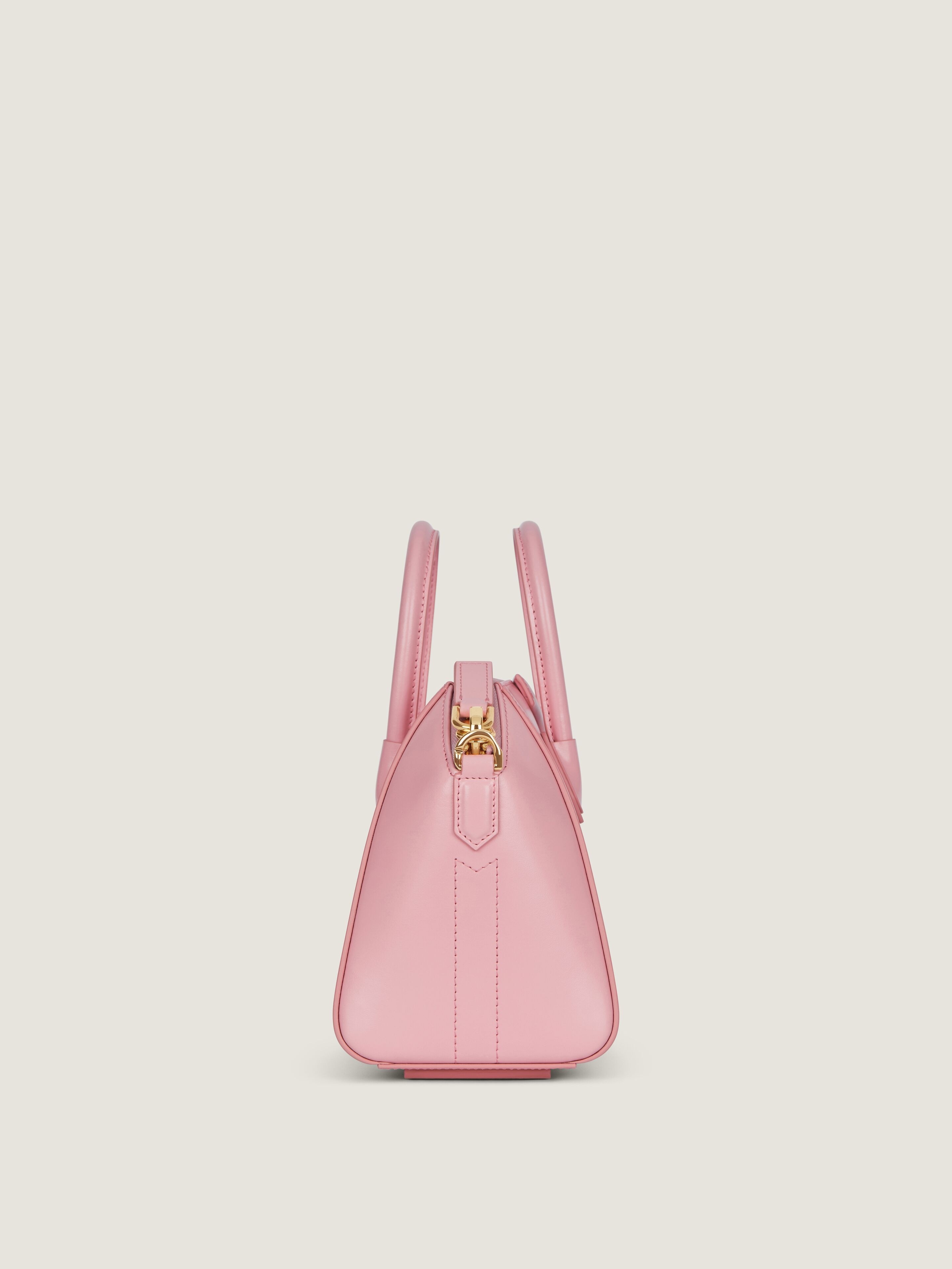 MINI ANTIGONA BAG IN BOX LEATHER - 3