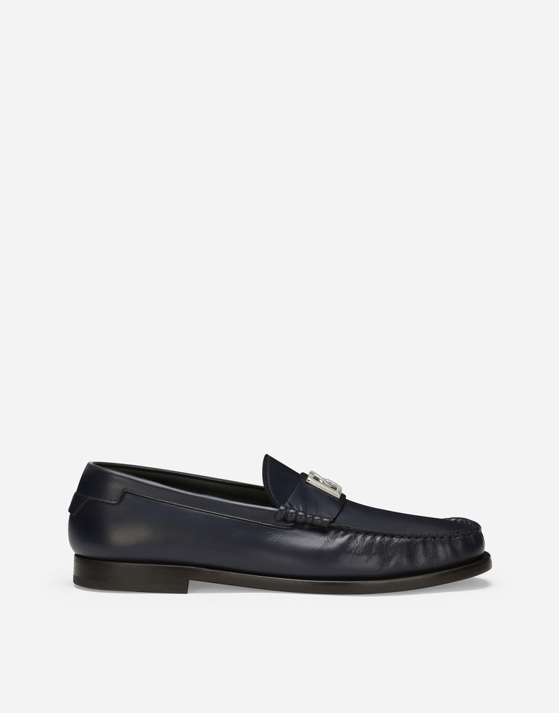 솔질된 calfskin loafers - 1