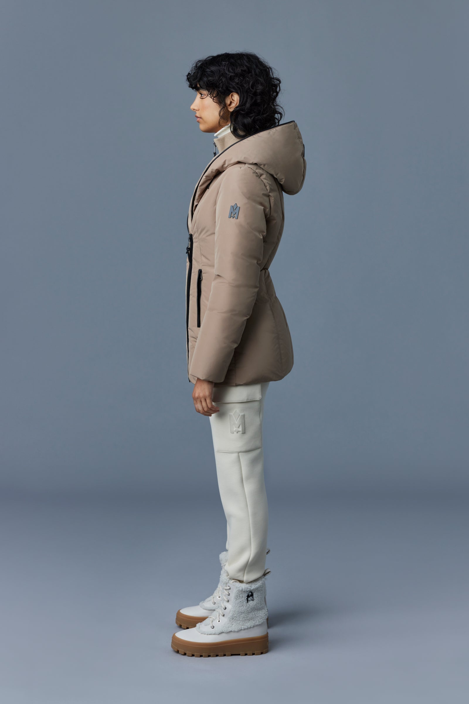 ADALI Down coat with Signature Mackage Collar - 3