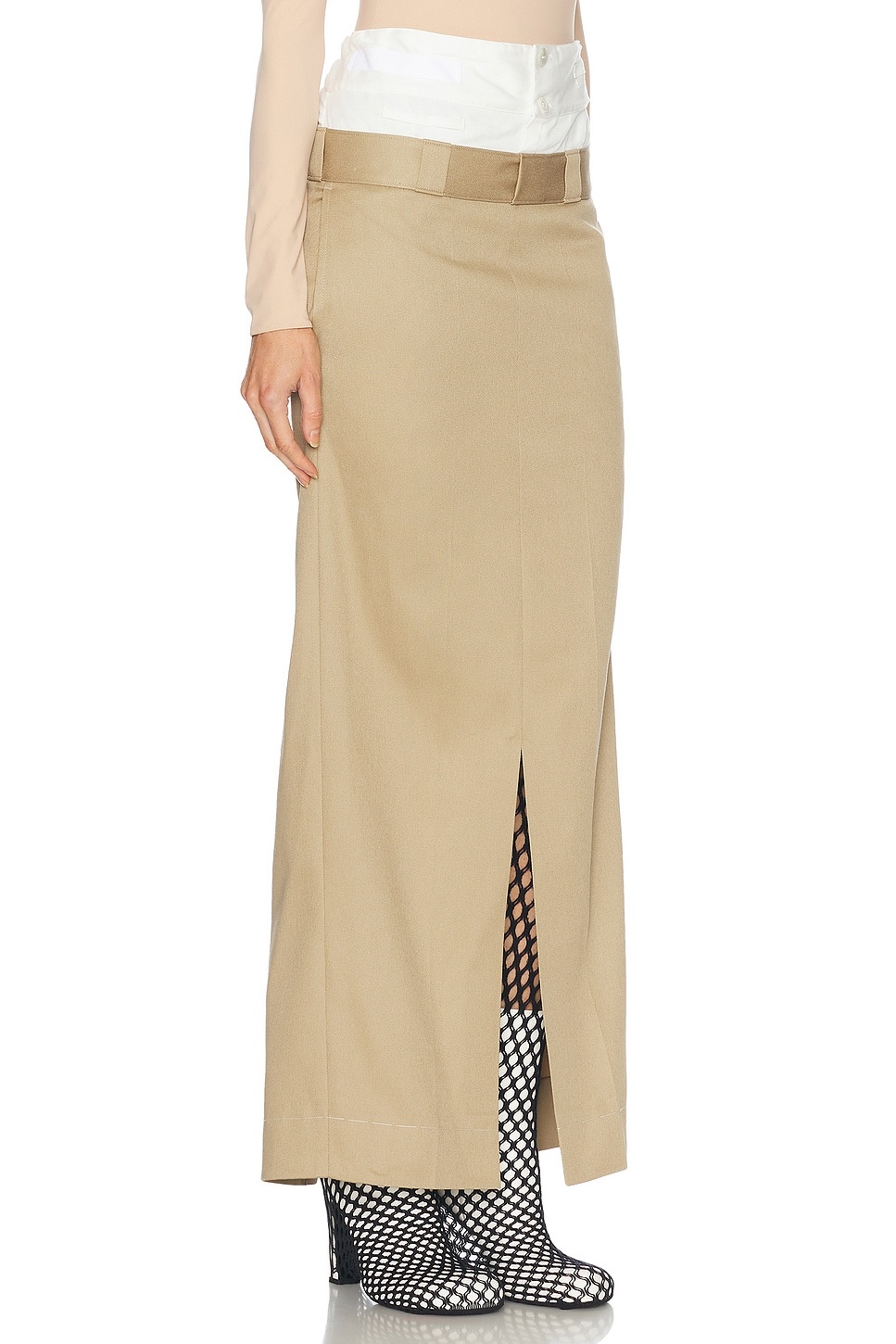 Long Split Hem Skirt - 2