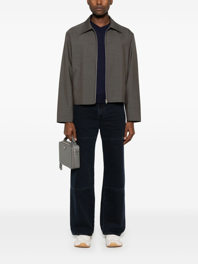 LACOSTE crocodile-patch sweater outlook