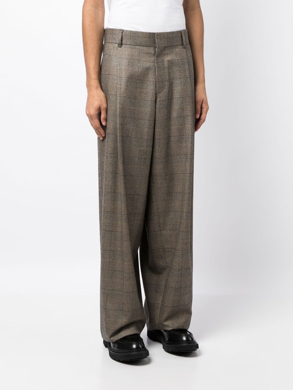 plaid tailored trousers - 6