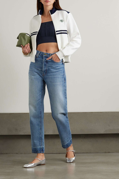 FRAME + NET SUSTAIN Le Mec cropped high-rise straight-leg jeans outlook